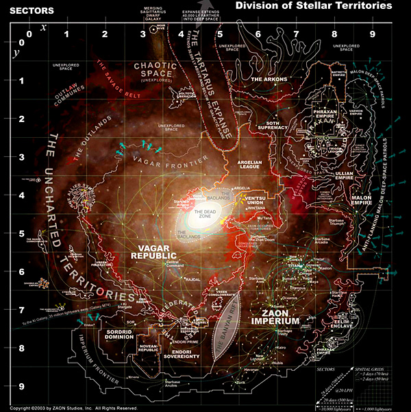 romulan empire map